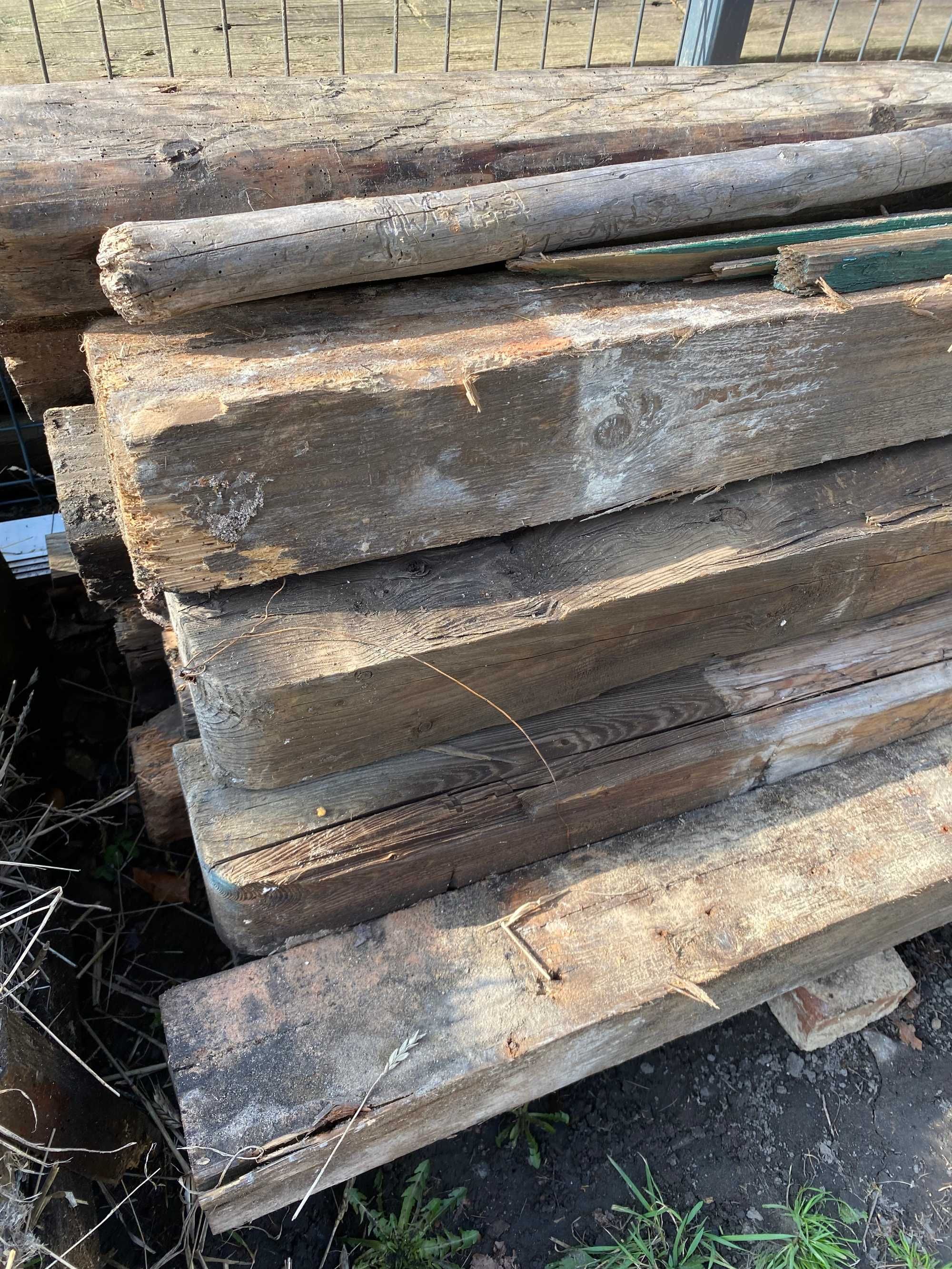 Belki drewniane z rozbiórki