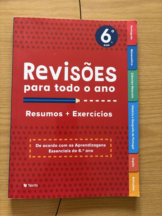 Revisões para todo o ano 6 ano