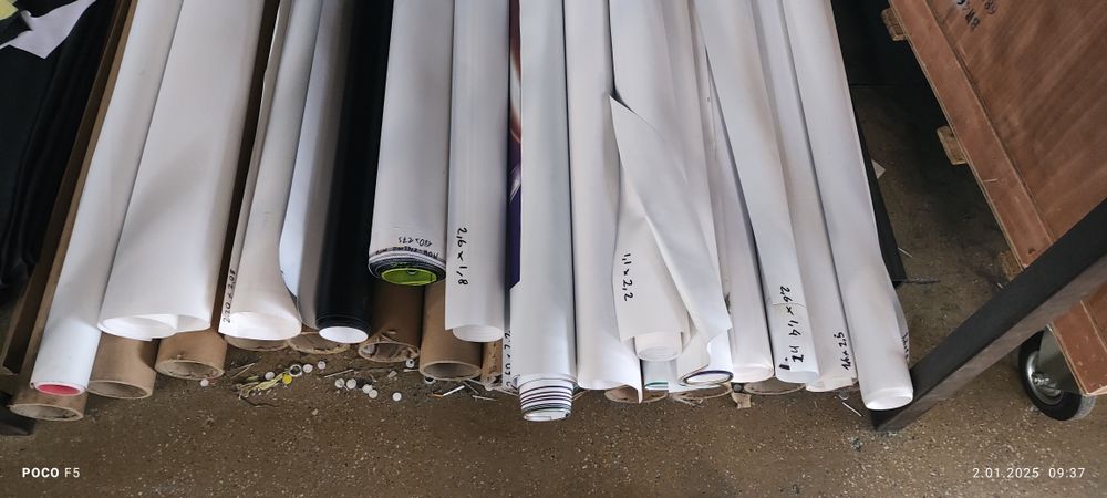 Gruba Plandeka z reklam do przykrycia Nowe, różne rozmiary