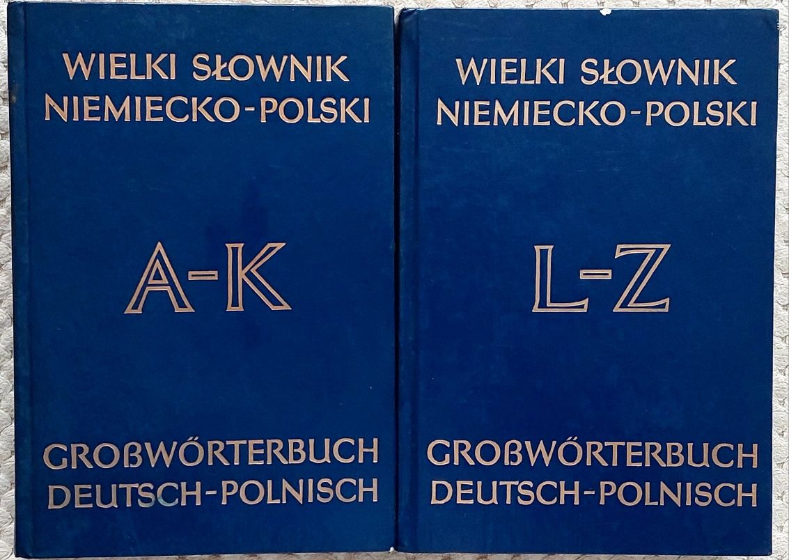 Wielki słownik niemiecko-polski II tomy