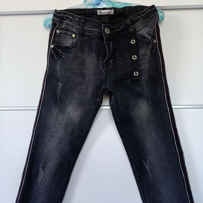 Boskie jeansy firmy mała mi stan idealny rozmiar 158/164 regulacja