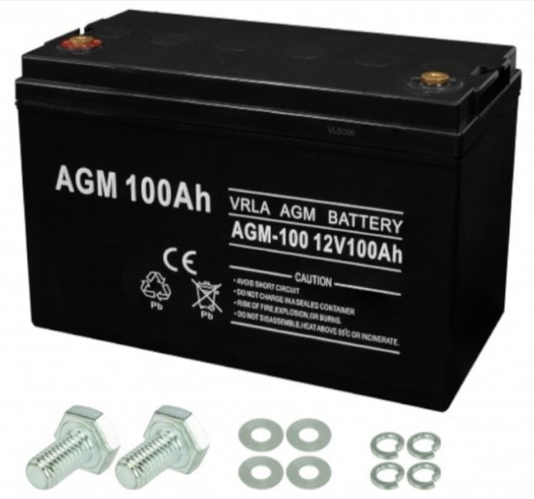 Акумулятор Volt Polska AGM 12V 100Ah  / Аккумуляторная батарея ВОЛЬТ