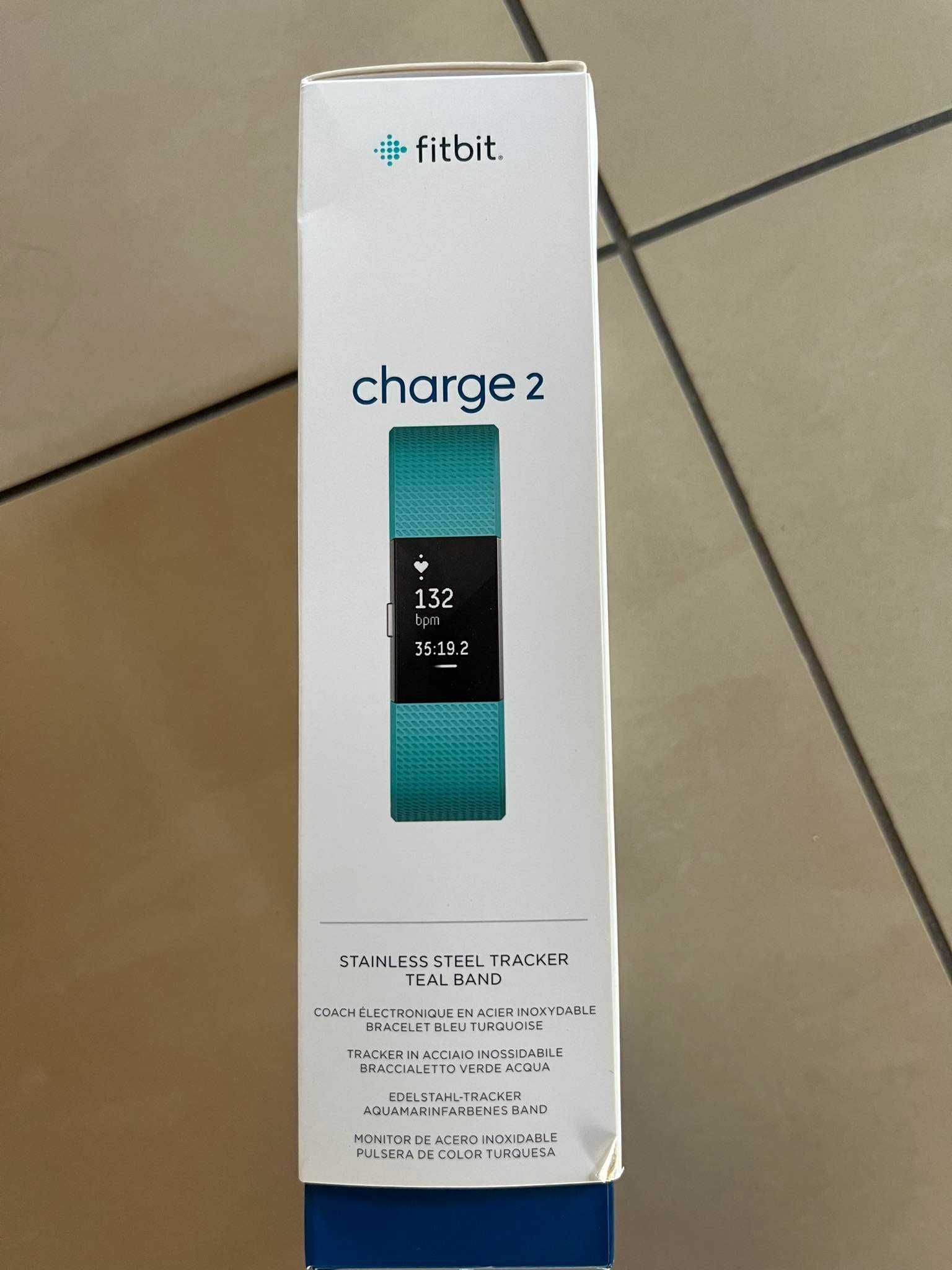Zegarek Fitbit Charge 2 heart rate+fitness fiolet