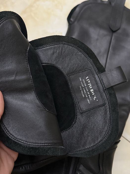 Казаки сапоги Vitto Rossi шкіра на байці