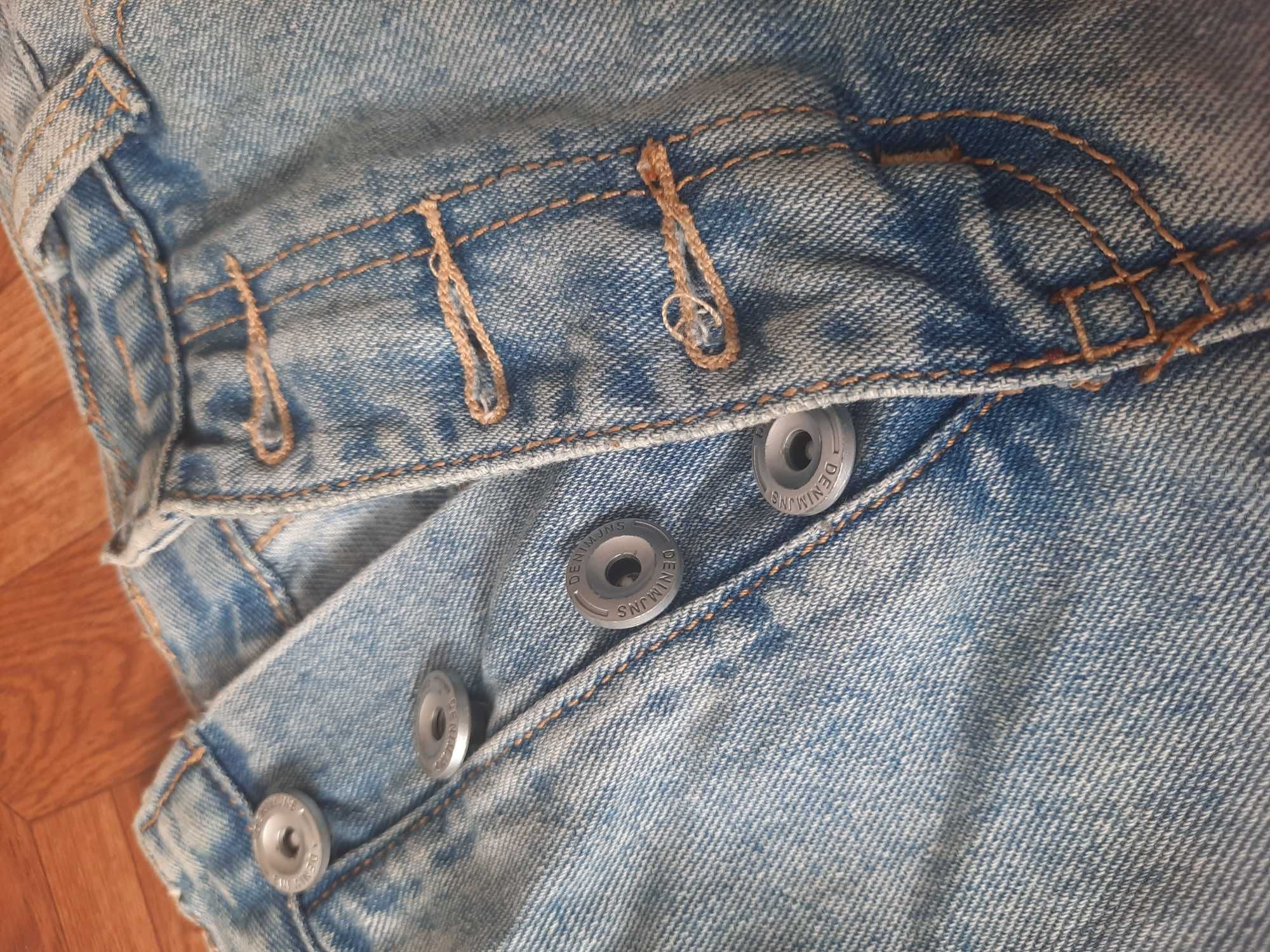Юбка джинсовая голубая размер m-l