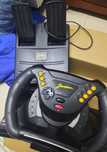 Volante e pedais para PC e Ps1 e 2
