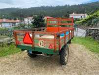 Motocultivador + reboque + alfaias