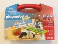 Ветеринарная клиника Playmobil 5653, в чемоданчике, Новый, Оригинал