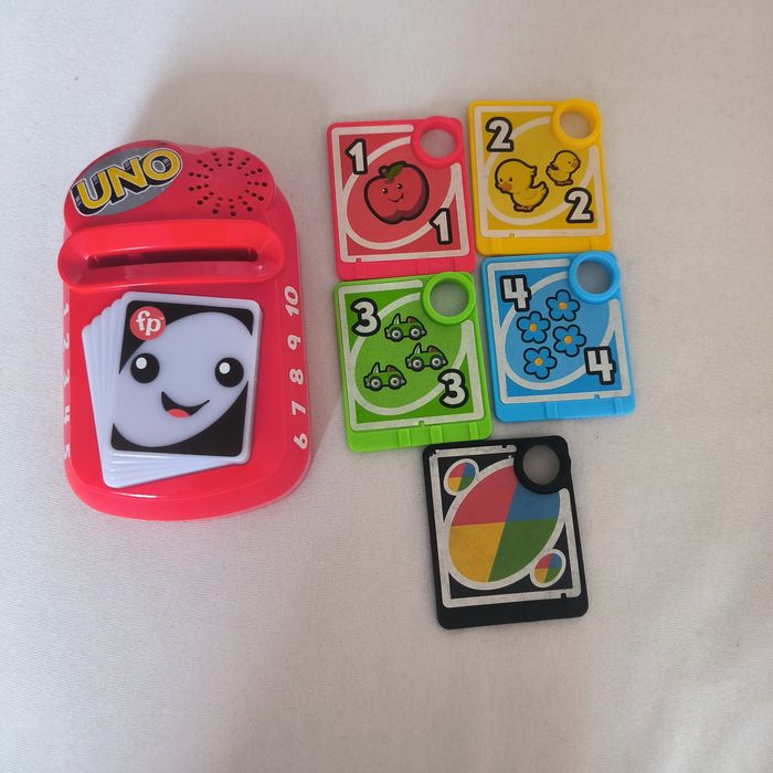 Zabawki Fischer Price piłka jaystick gra Uno