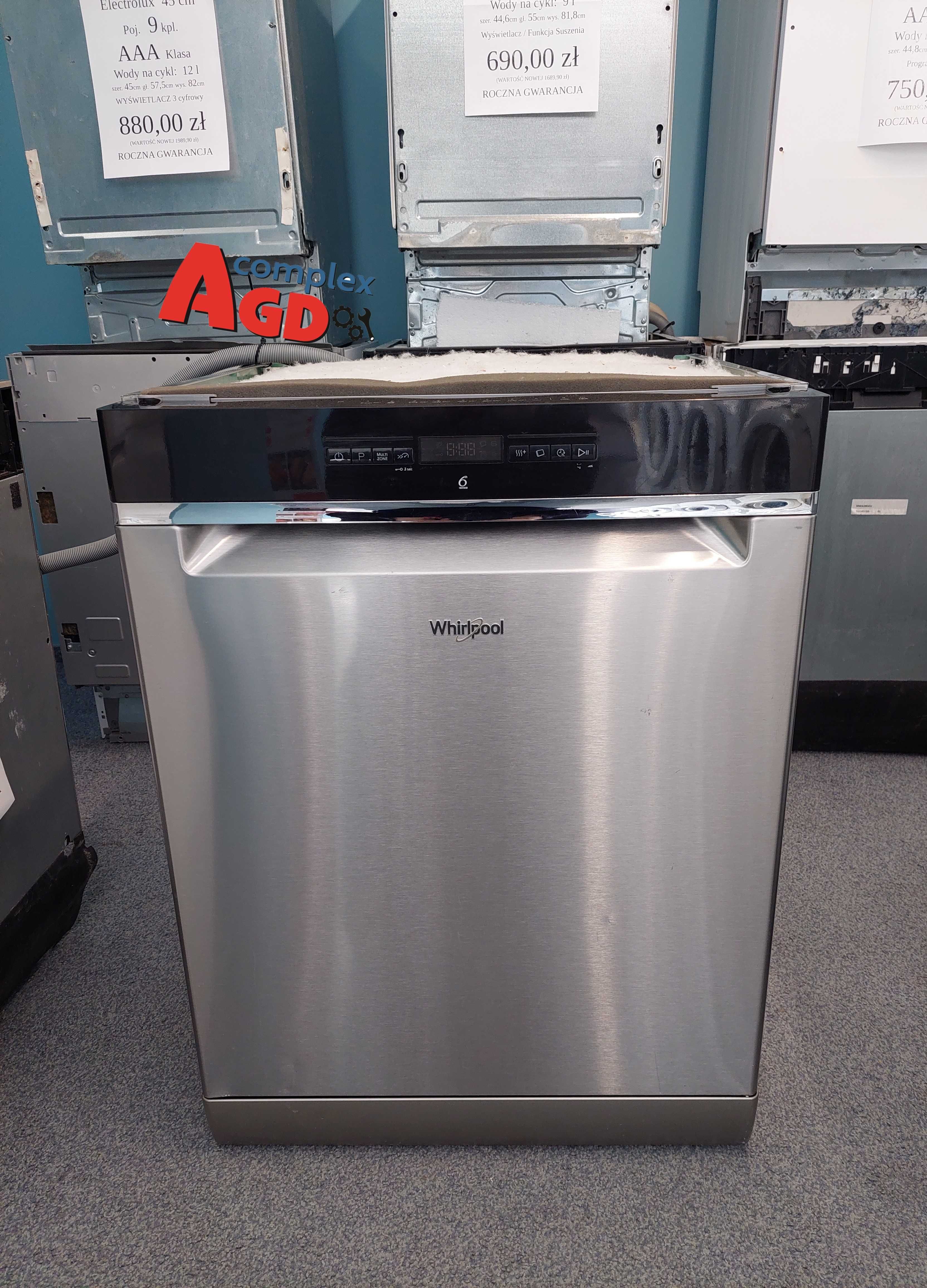 Zmywarka wolnostojąca 60 cm Whirlpool WFO3T132X INOX ROCZNA GWARANCJA