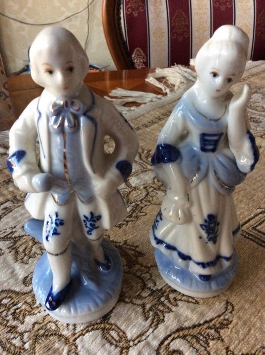 4 szt figurka z porcelany porcelanowa figurka komplet