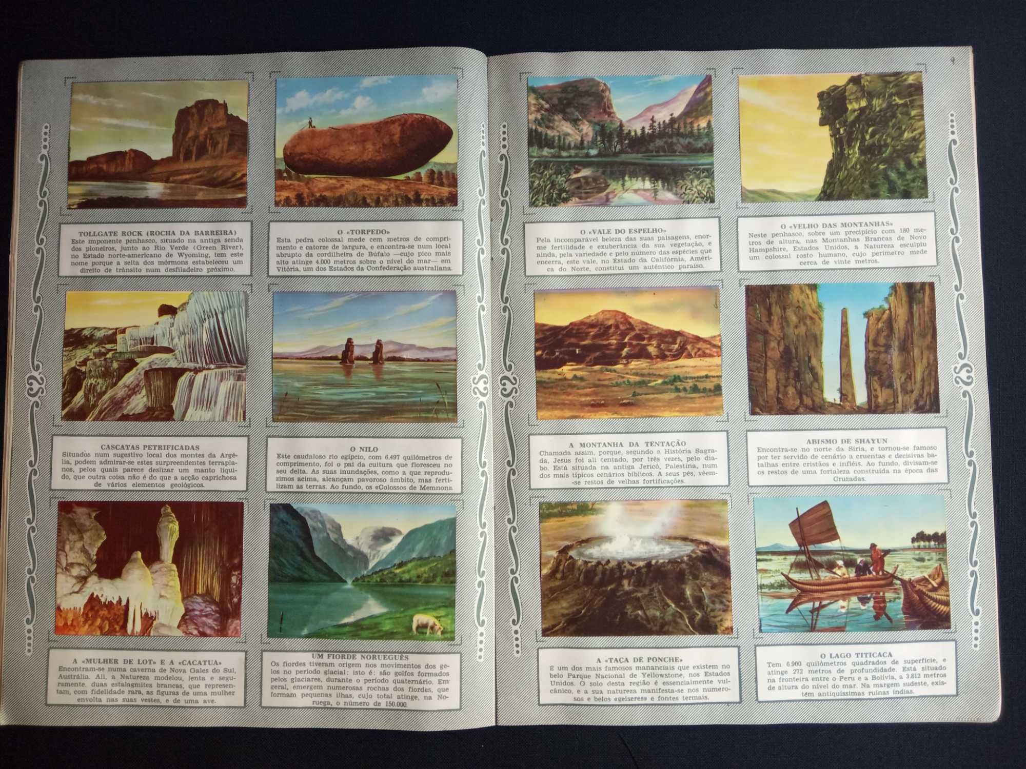 Maravilhas do Mundo - Caderneta de cromos completa