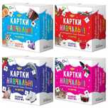 Карточки Домана на украинском языке, 70 штук, 10 тем