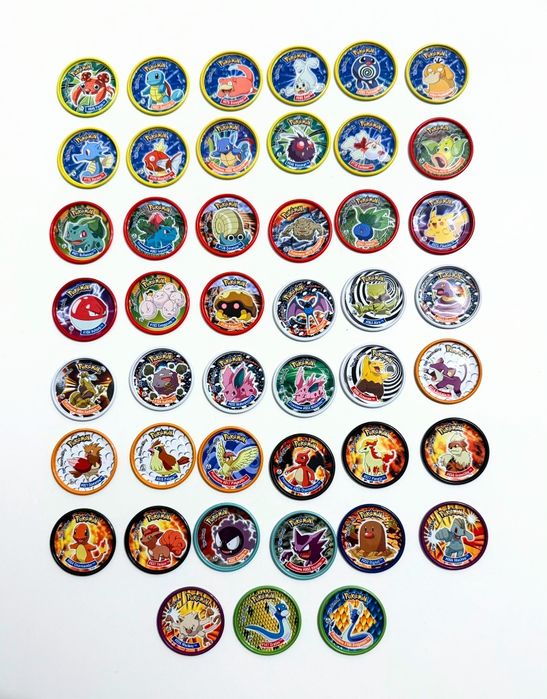 Pokemon metal tazo 45/50, pokemon taso, pokemon nintendo, pokemon vint