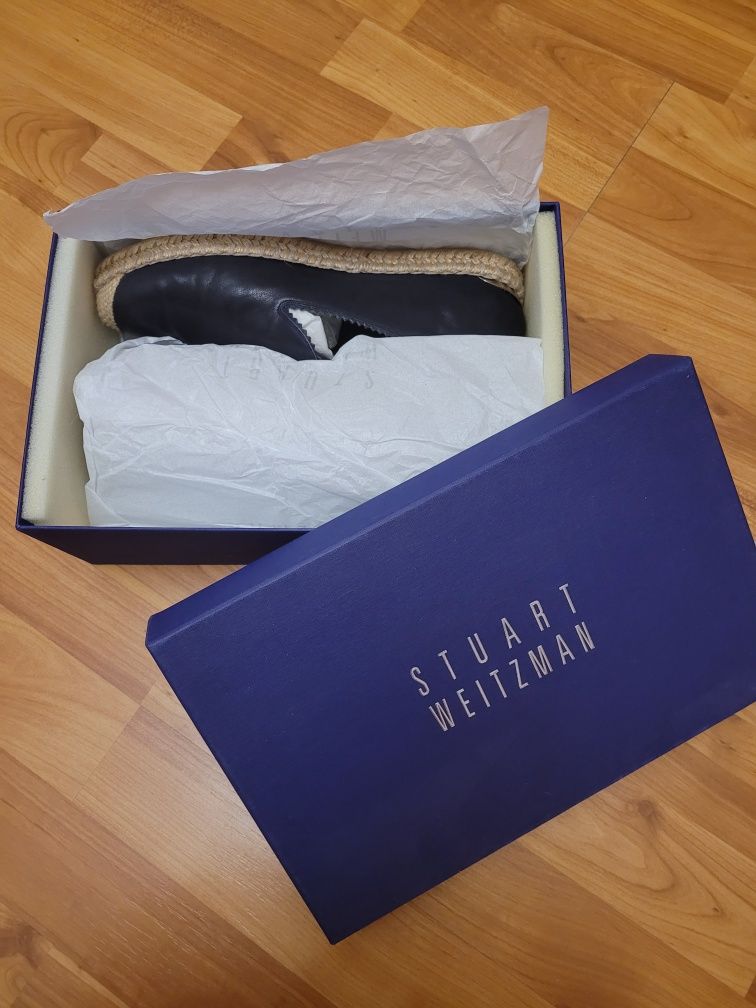 Туфлі-мокасіни шкіряні Stuart Weitzman