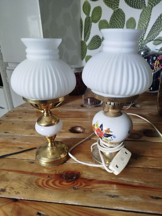 Lampki nocne z czasów PRL, polam,ZSO