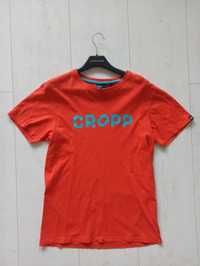 Koszulka męska Cropp M pomarańczowa niebieska t-shirt czerwona