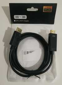 Cabo DisplayPort para HDMI 4K