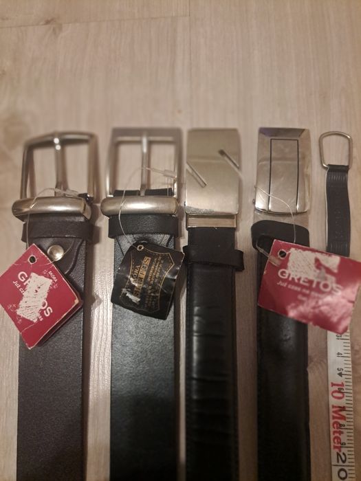 Pasek męski  ze skóry naturalnej