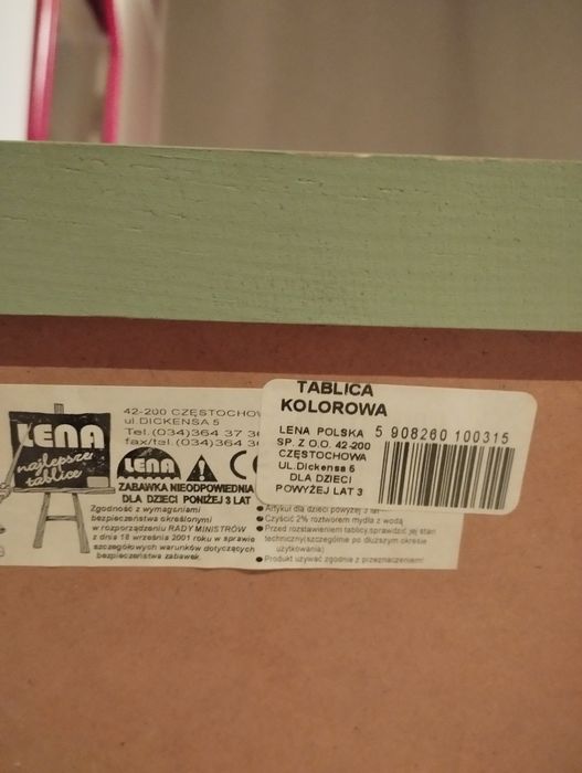 Tablica do pisania kreda