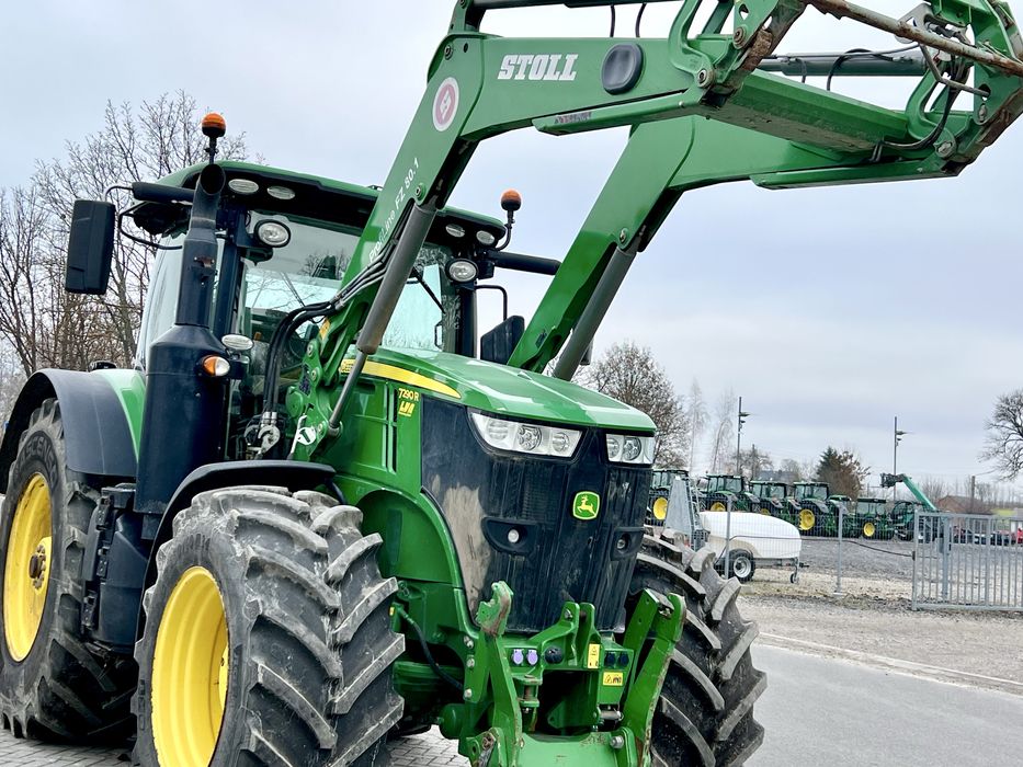 John Deere 7290R 9l 290KM Power Shift 2018r Pneumatyka Sprowadzony