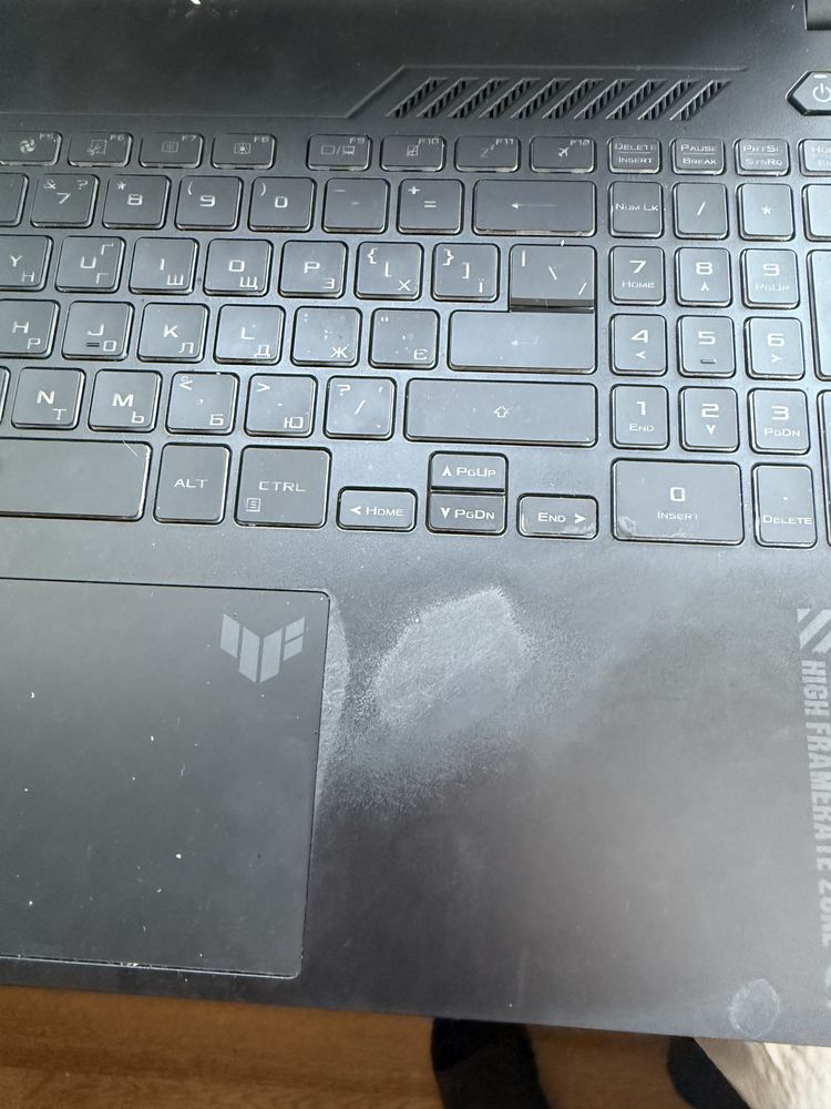 ASUS TUF Gaming A17 (ймовірний обмін на macbook)