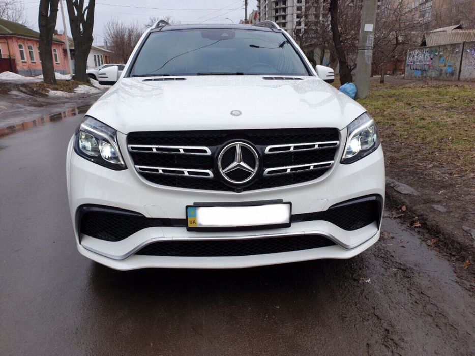 Обвес GLS 63 AMG для Mercedes GLS-Class X166 бампер, диффузор, решетка