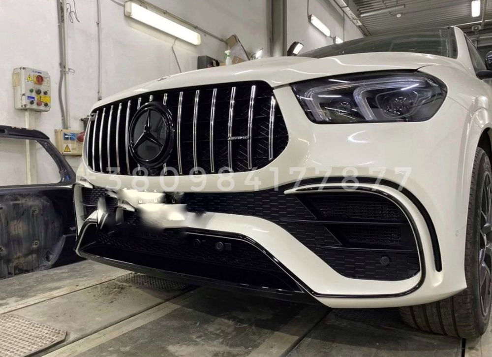 Обвес AMG Gle 63 Coupe передний бампер задний решетка