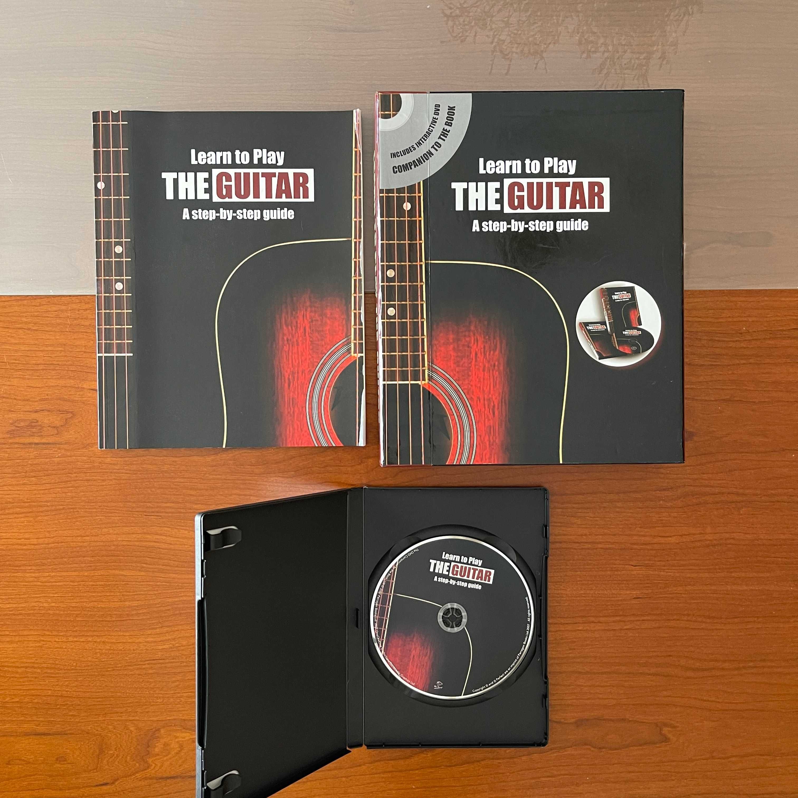 Livro e DVD Lean to Play The Guitar A step-bt-step guide