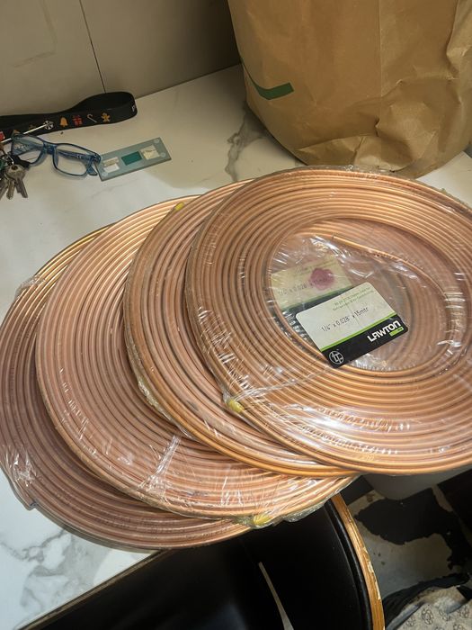 Rura miedziana 1/4 15mb