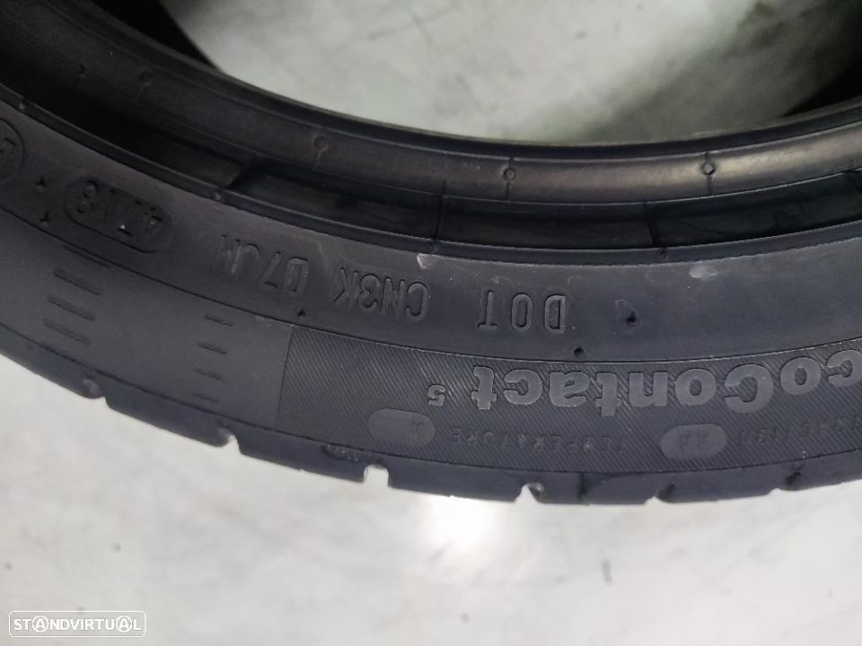 2 pneus semi novos 195-45r16 continental - oferta dos portes