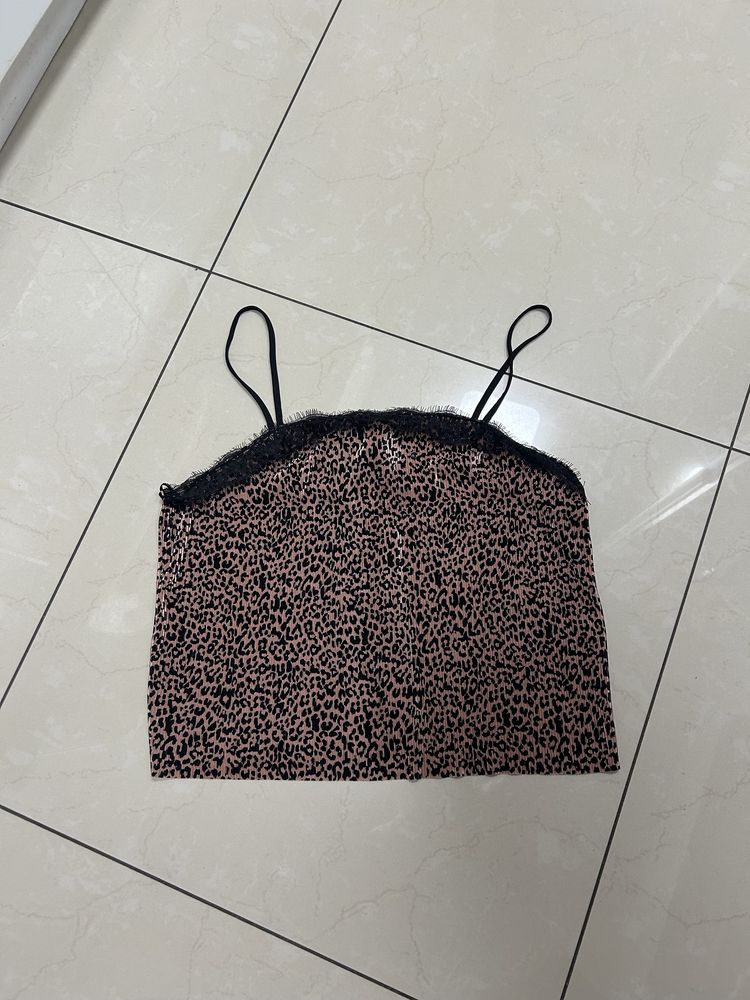 Top damski na ramiączkach panterka Miss Selfridge XL 42 nowy