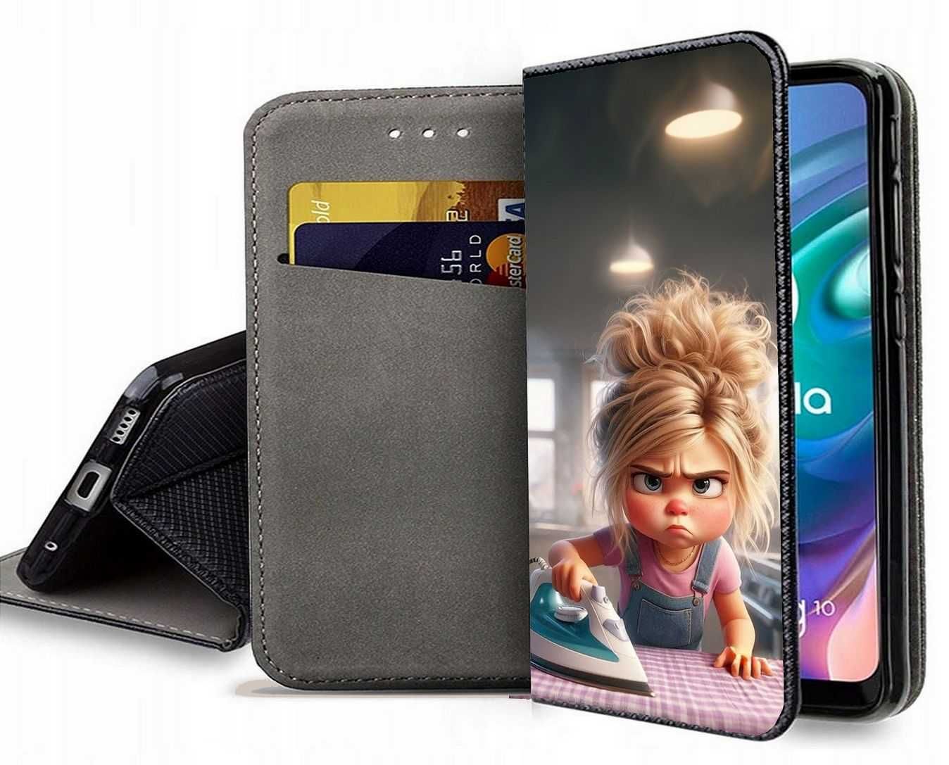 Google Pixel 7 - Etui zamykane Bad Girls pokrowiec portfel case