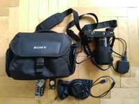 Aparat Sony alfa 6000 oraz dwa obiektywy