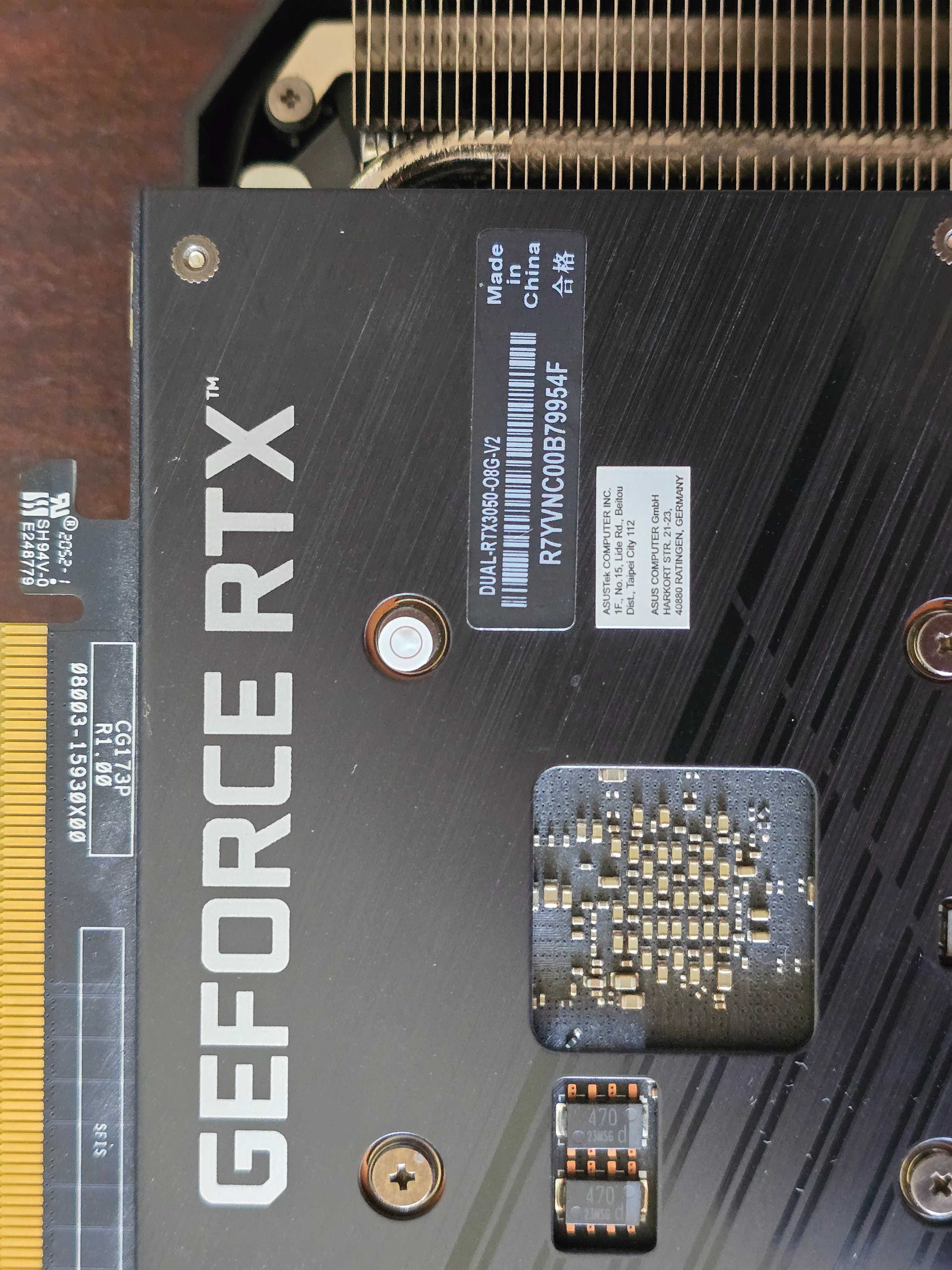 ASUS GeFoce RTX-3050 Dual  8GB GDDR6 відеокарта