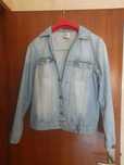 Casaco de ganga H&M - tamanho 13/14 anos (164 cm), mas veste S