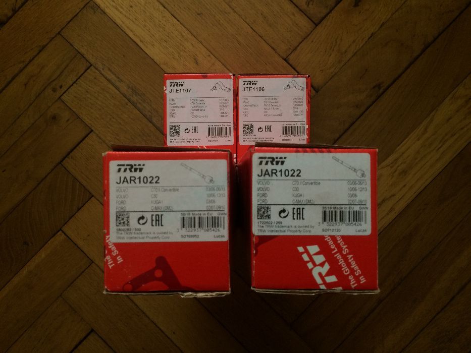 Drążki kierownicze + końcówki drążków TRW do Volvo V50, S40, C30, Focu