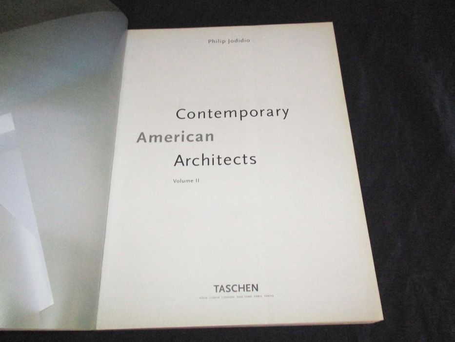 Livro Contemporary American Architects II Philip Jodidio Taschen