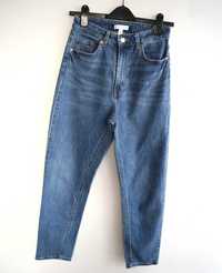 H&M jeansy mom vintage wysoki stan jeansy 36 s relaxed