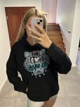 Czarna bluza kenzo z logo