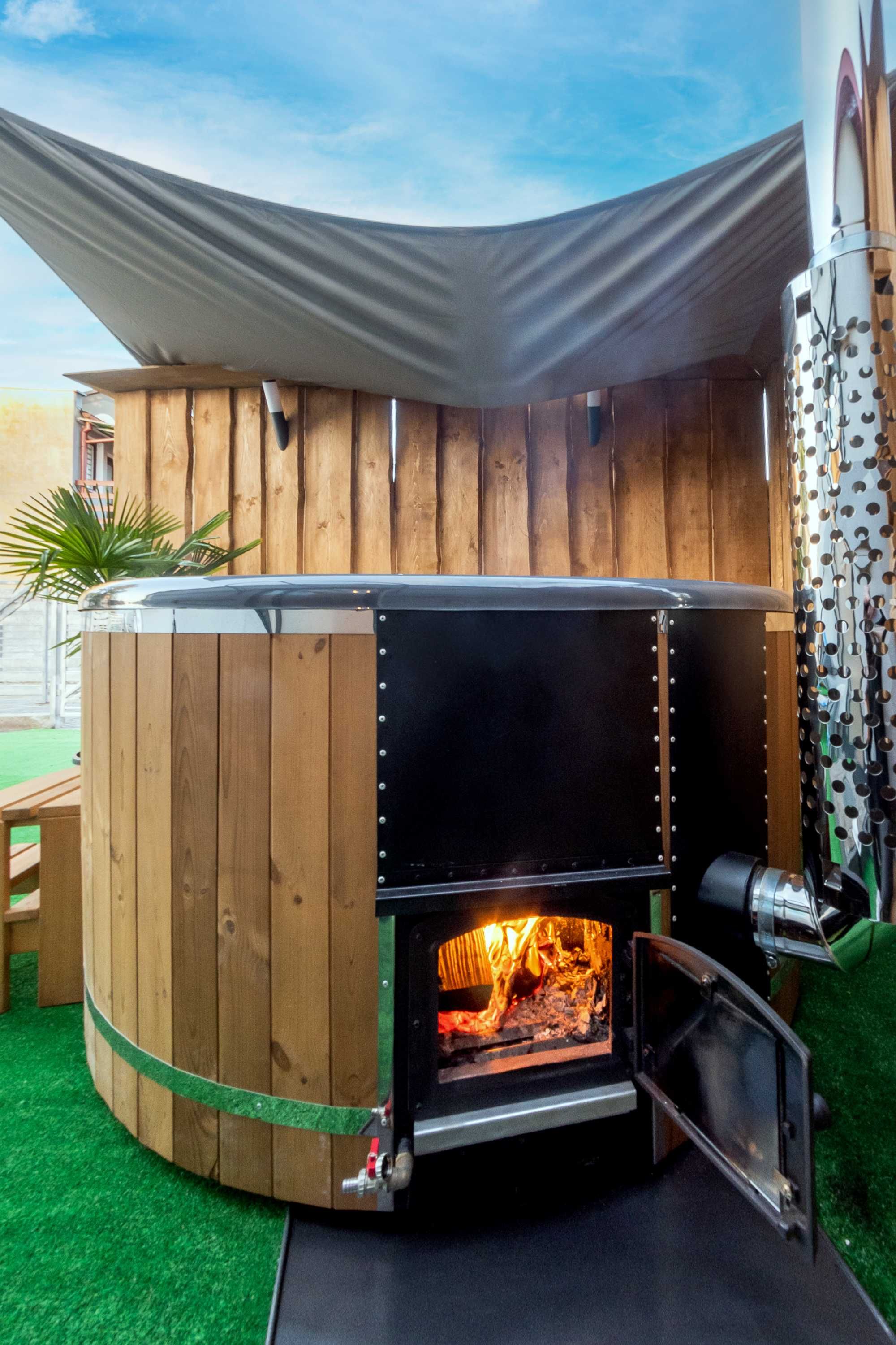 Domek  z Jacuzzi nad morzem  WOLNY od 26.08 Łeba Ruska Bania Sauna