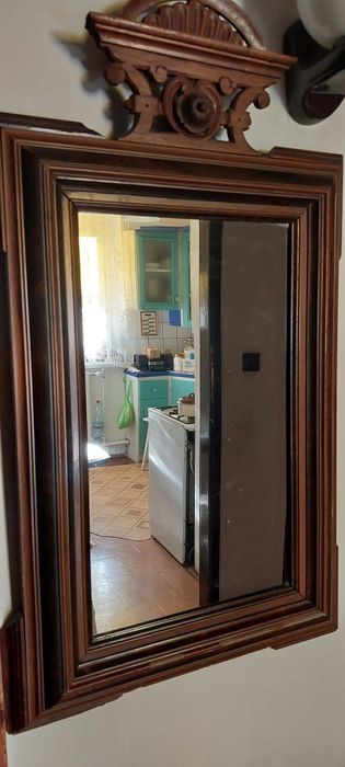 Lustro kryształowe eklektyczne