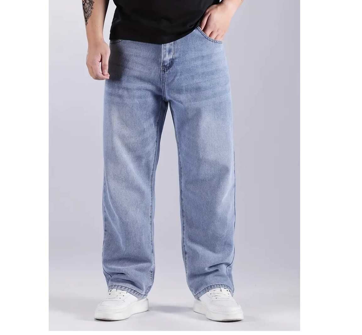 spodnie męskie nowe jeansy dżinsy jasne /NOWE/3-4XL