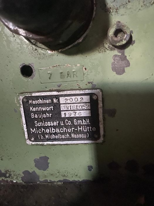 Вібропрес Schlosser uniblock 2 (для виробництва бетонних виробів )