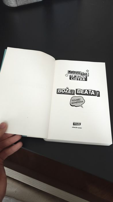 Książka Boże Beata! Mateuszek Glena Ta jedną ciotka