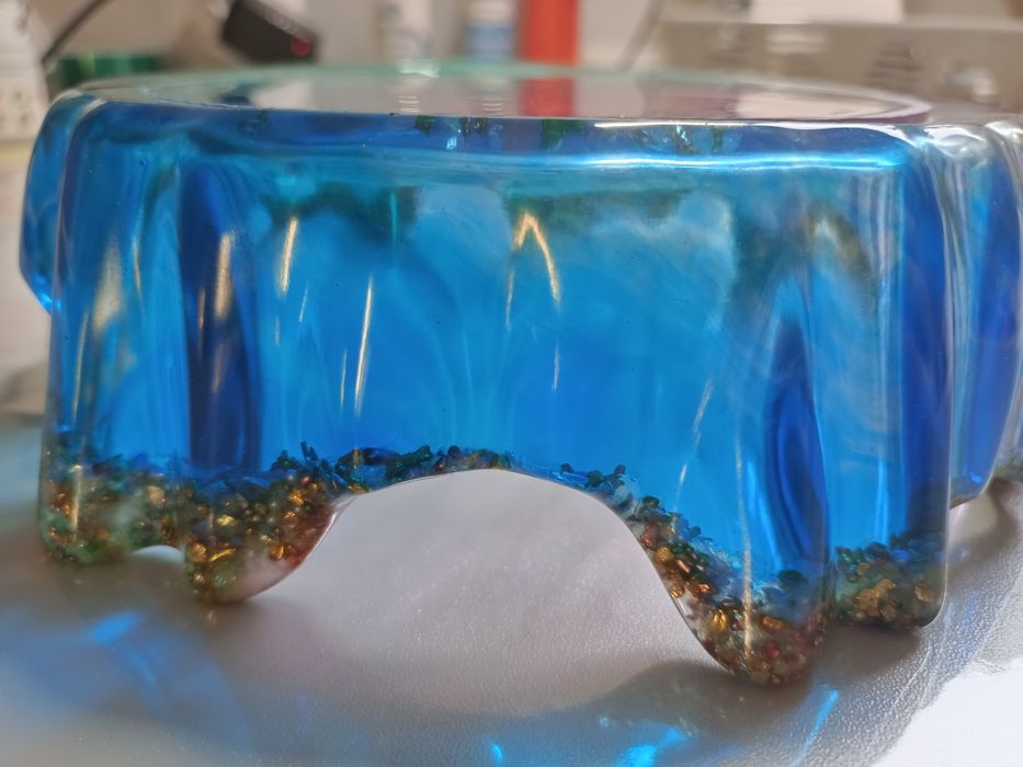 Misa dekoracyjna rękodzieło handmade żywica