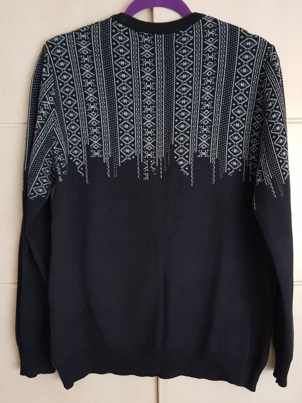 Sweter męski marki River Island rozmiar L czarny