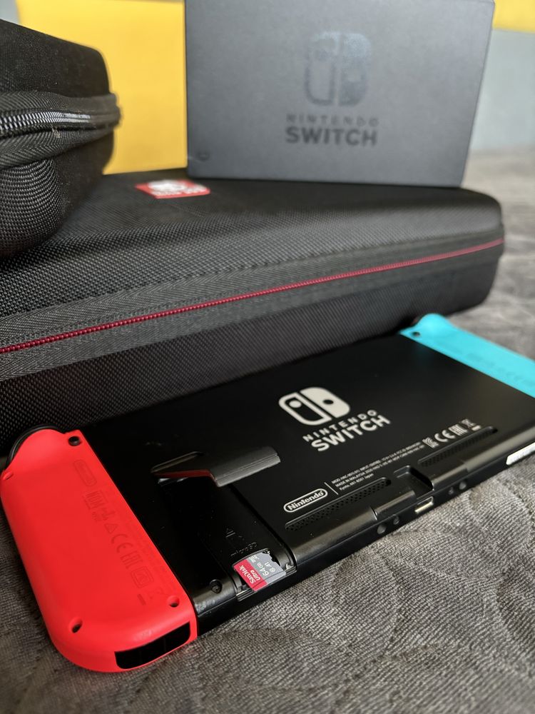 Nintendo switch v2 duży zestaw