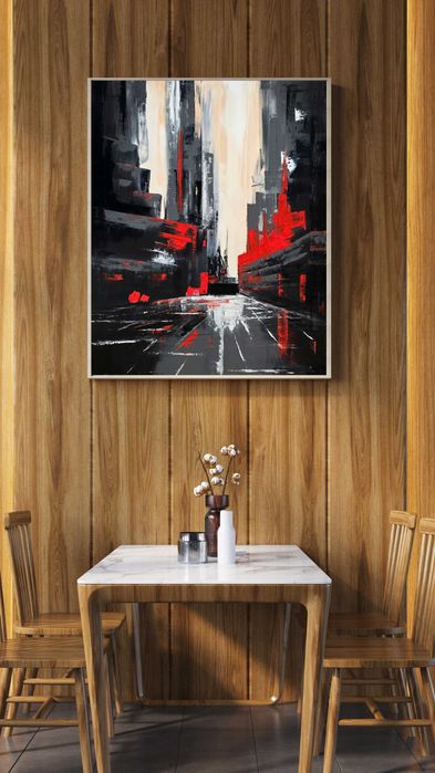 Pulso da Metrópole 60 × 80 cm