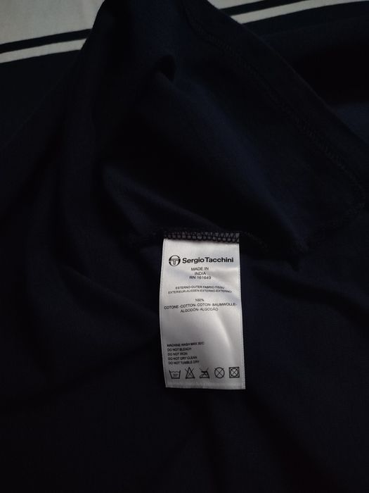 Футболка Sergio Tacchini dark navy casual (Розмір M)